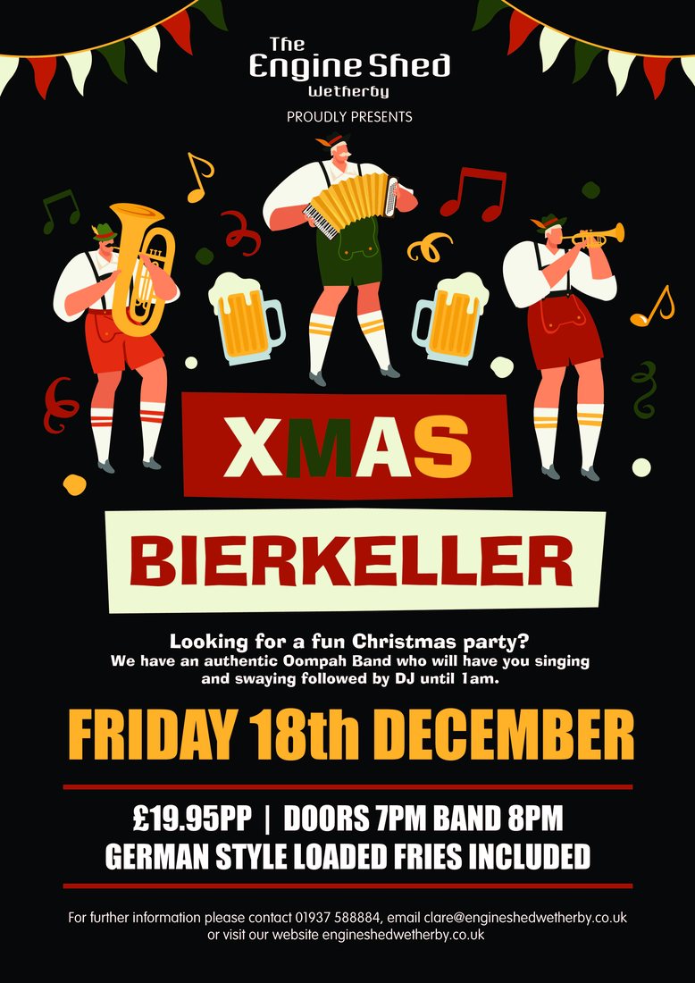 Xmas Bierkeller poster, 18 December 2026