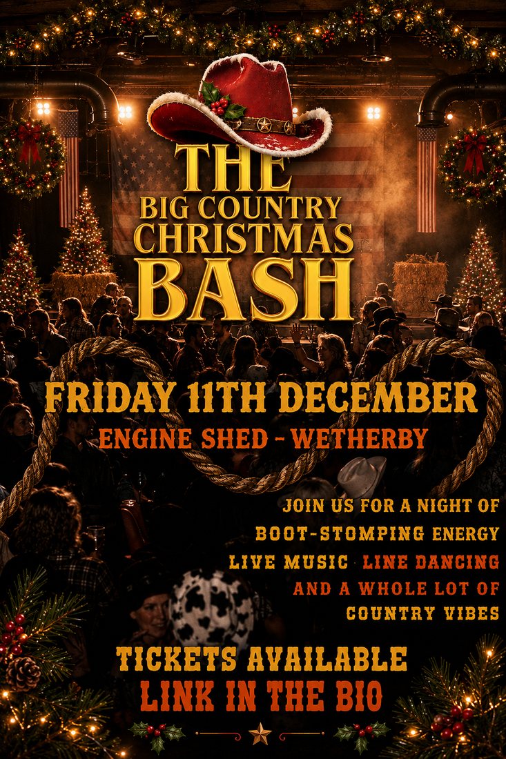 The Big Country Christmas Bash poster, 11 December 2026