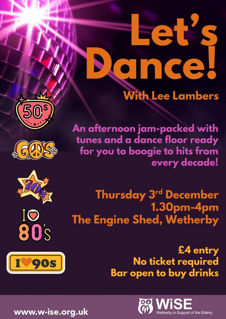 Let’s Dance afternoon poster with Lee Lambers, 3 December 2026